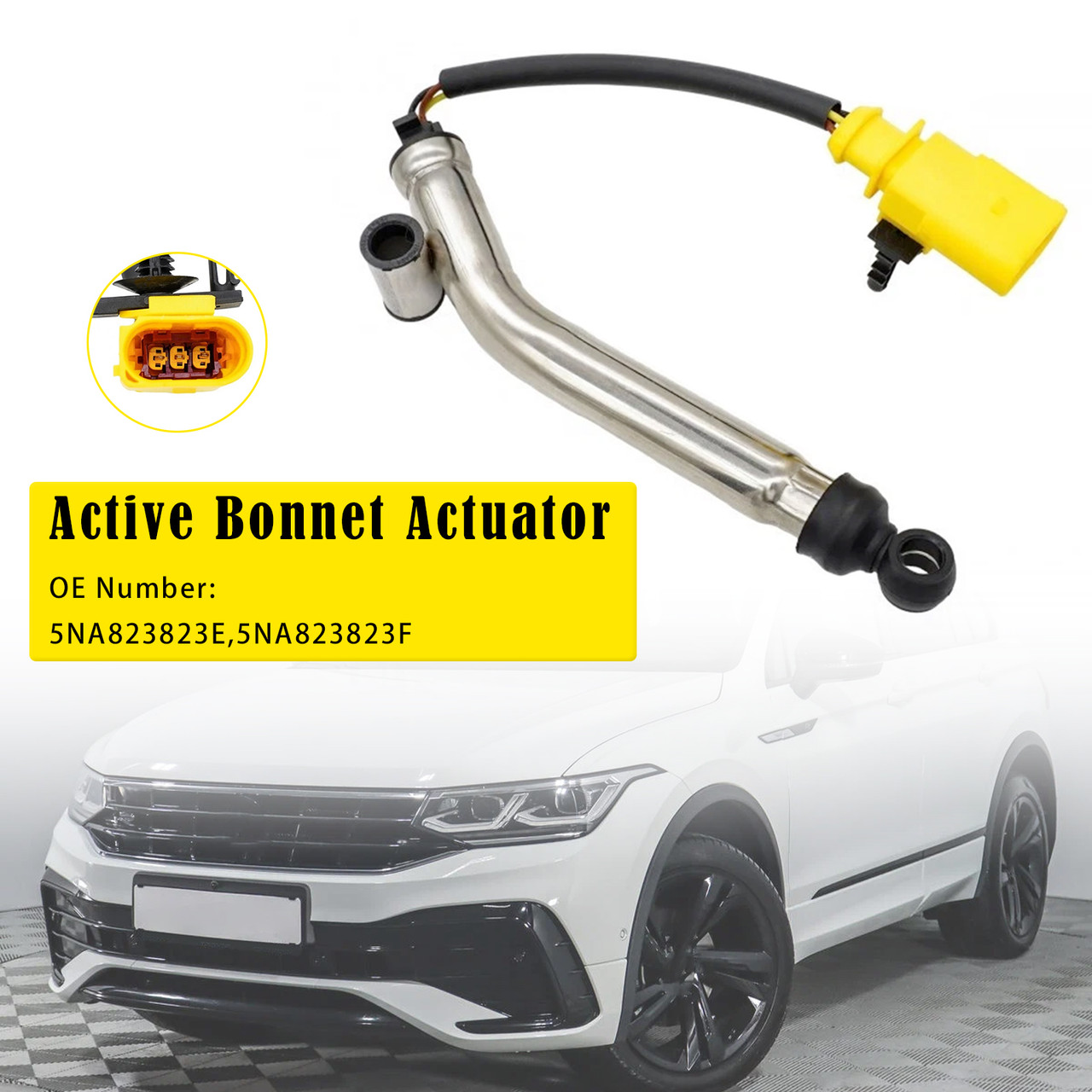 2016-2022 VW Tiguan II Active Bonnet Actuator 5NA823823E Generic