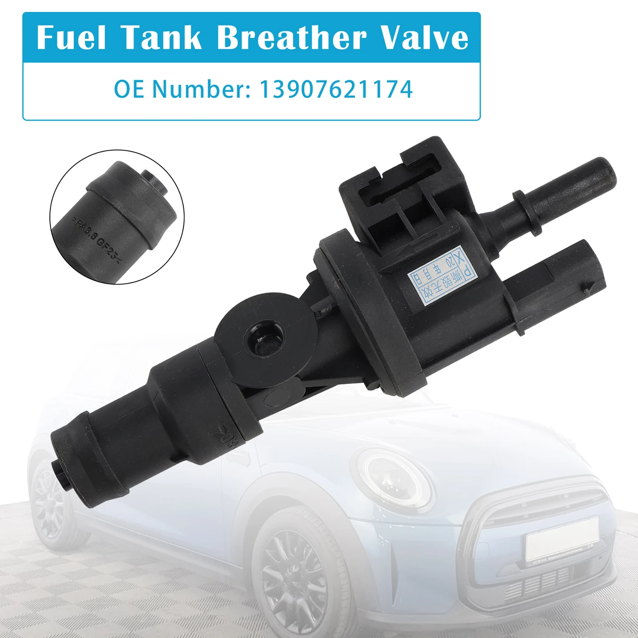 2013-2018 BMW 2 Active Tourer Fuel Tank Breather Valve 13907621174 Generic