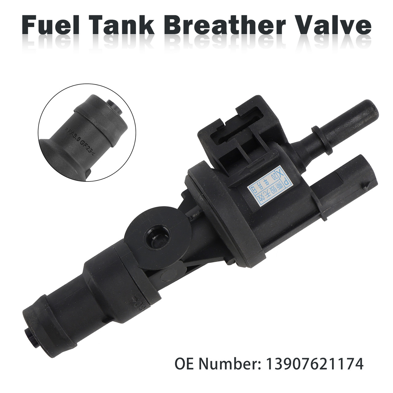 2013-2018 BMW 2 Active Tourer Fuel Tank Breather Valve 13907621174 Generic