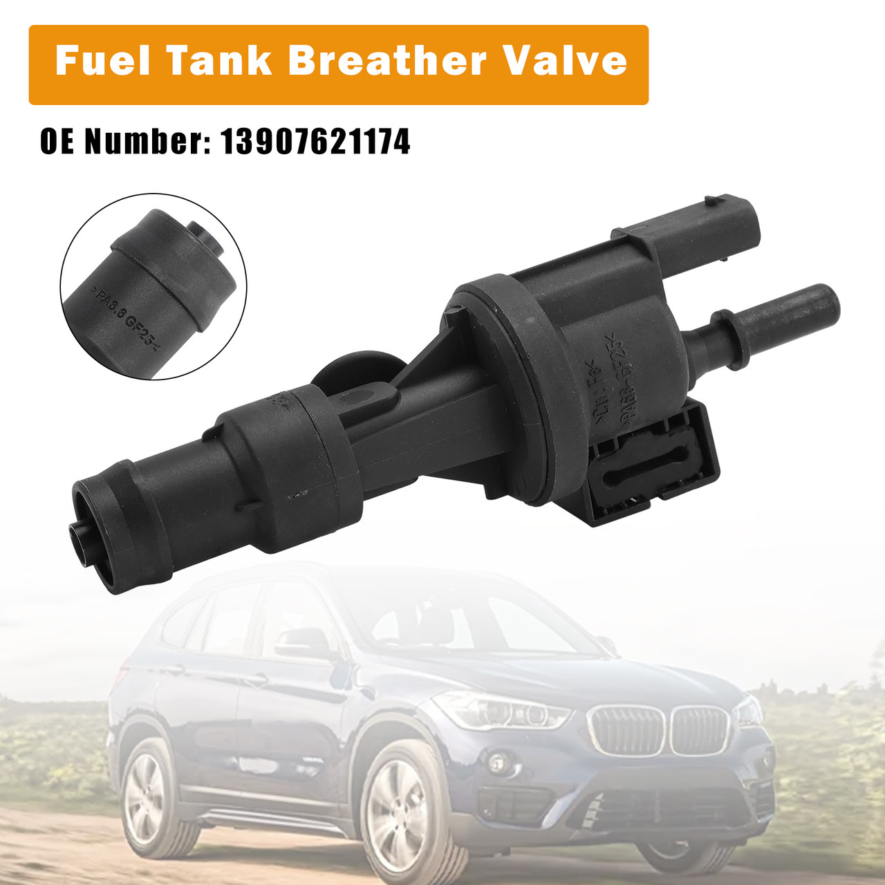 2015-2023 BMW X1 X2 Fuel Tank Breather Valve 13907621174 Generic