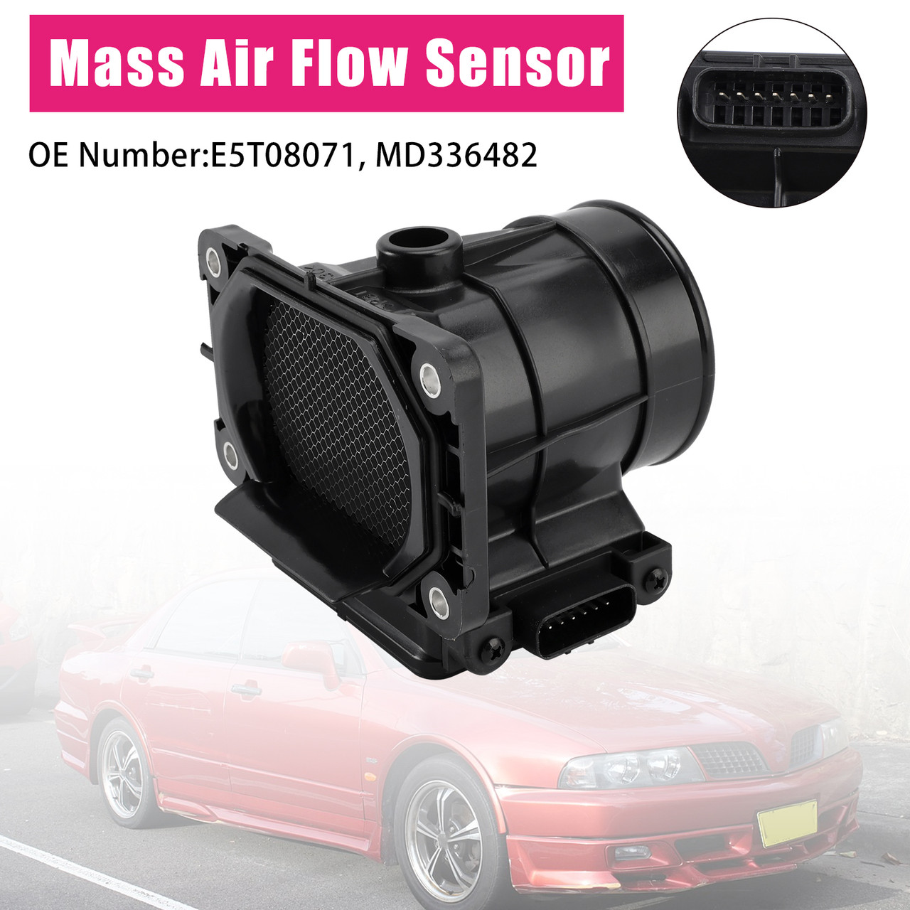 1997-2001 Mitsubishi Challenger Mass Air Flow Meter Sensor E5T08071 Generic