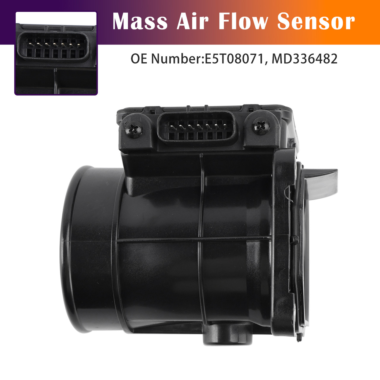 Mitsubishi Pajero NP (6G75, 3.8L) Mass Air Flow Meter Sensor E5T08071 Generic