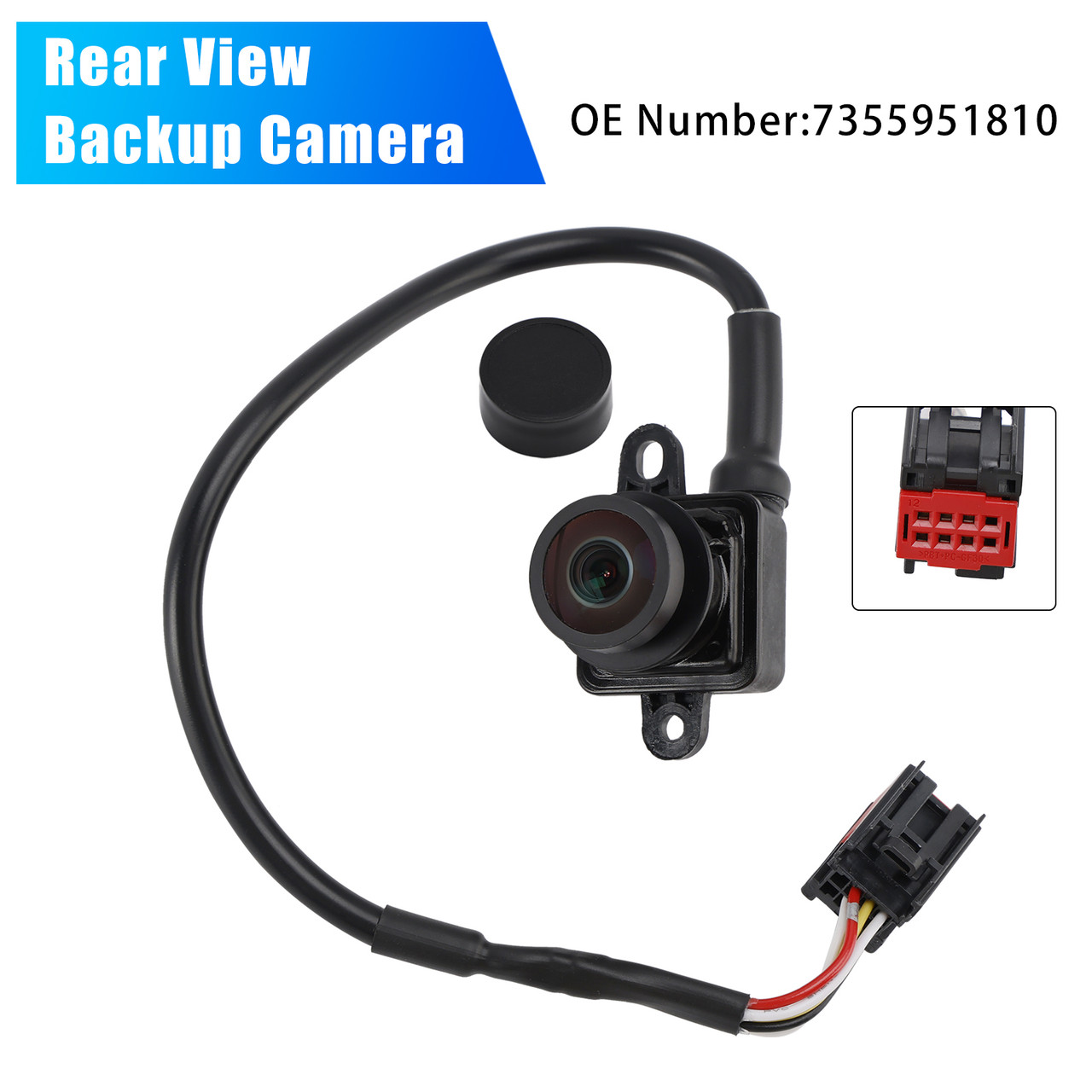 Fiat Ducato Reverse Rear View BackUp Assist Parking Camera 7355951810 Generic