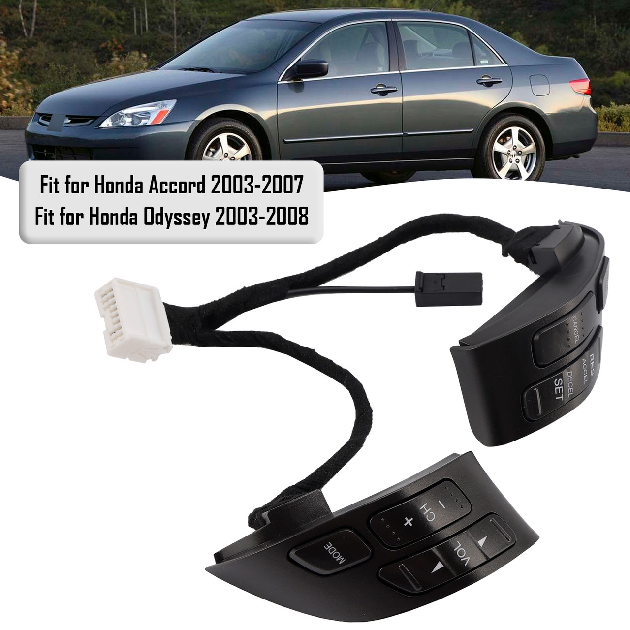 2003-2007 Honda Accord Steering Wheel Cruise Volume Control Switch Button 35880-SDB-A21 Generic