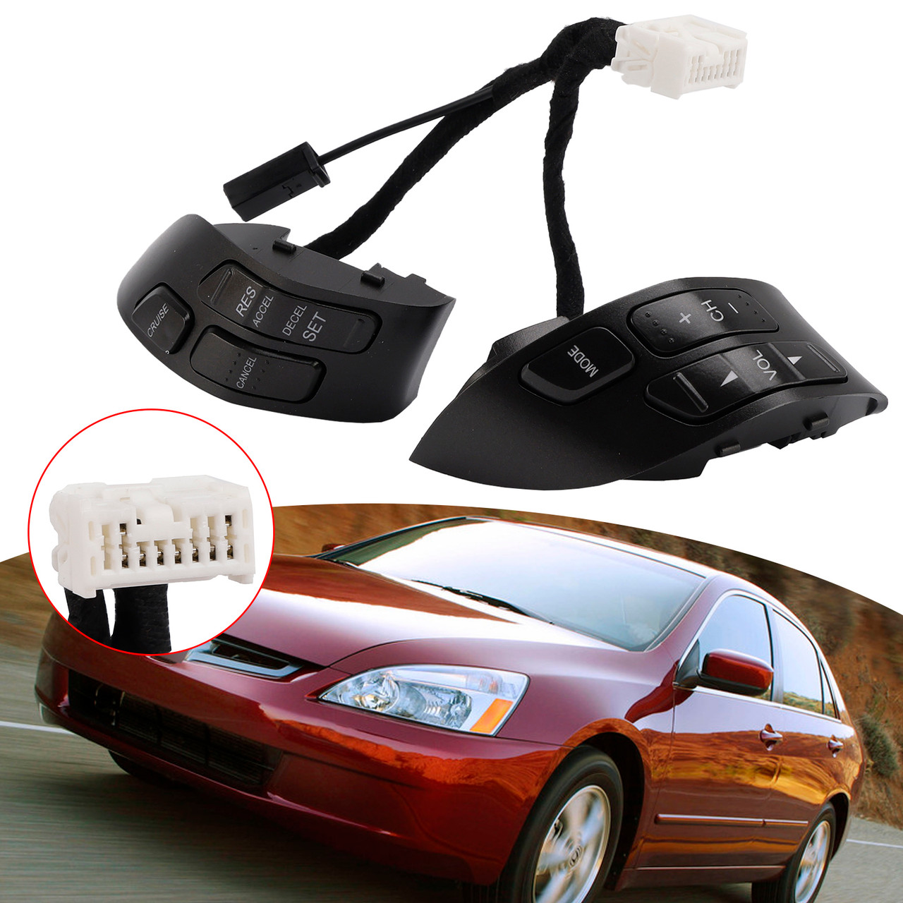 2003-2008 Honda Odyssey Steering Wheel Cruise Volume Control Switch Button 35880-SDB-A21 Generic