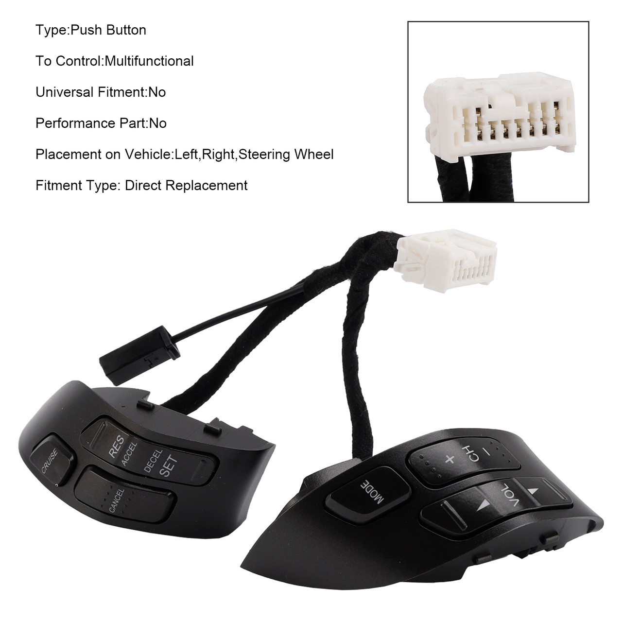 2003-2008 Honda Odyssey Steering Wheel Cruise Volume Control Switch Button 35880-SDB-A21 Generic