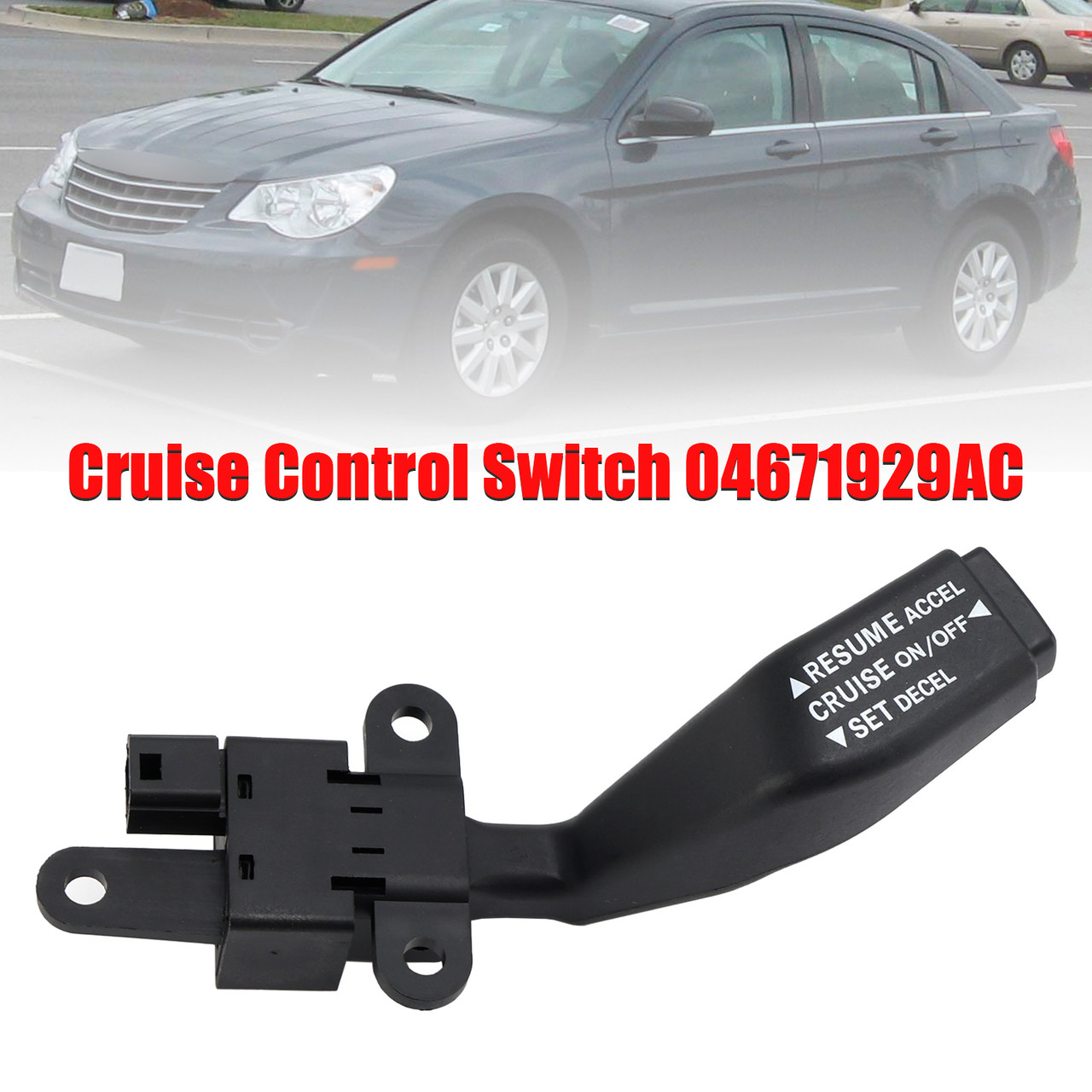 2009-2010 Dodge Ram 1500 2500 3500 Truck Cruise Control Switch 04671929AC Generic