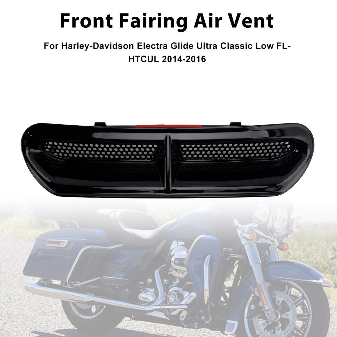 2014-2024 Harley-Davidson CVO Electra Fairing Air Vent Black Generic