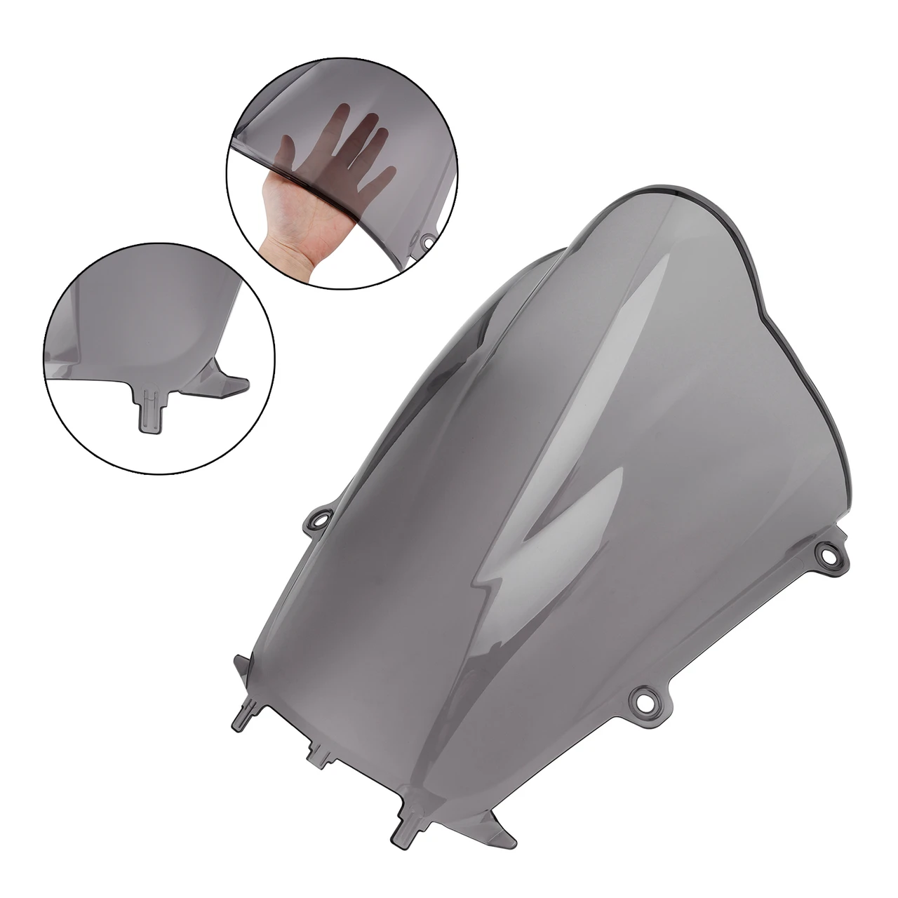 2025 YAMAHA YZF R9 Windshield Gray Generic