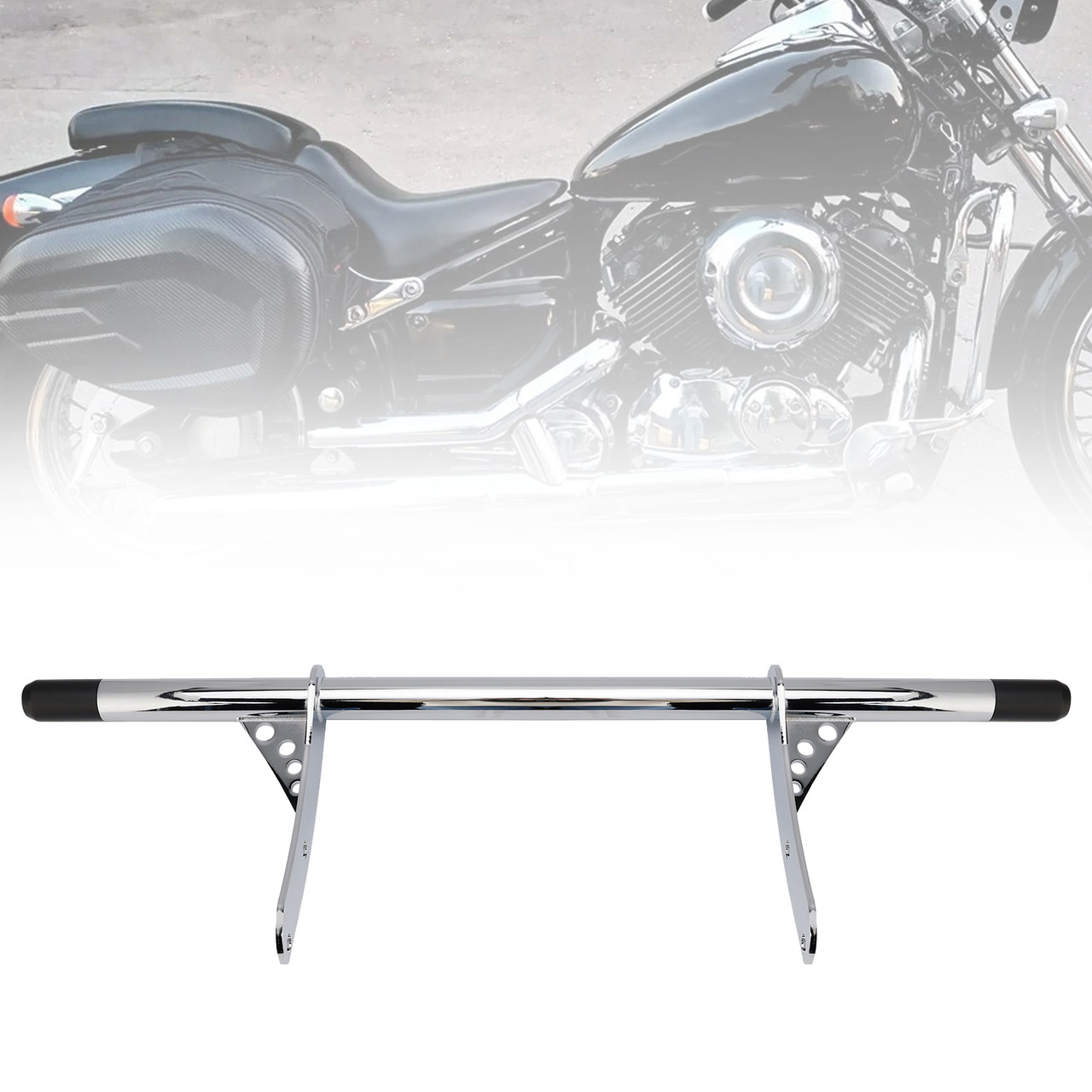 1998-2025 Yamaha Xvs400 Vstar Xvs650 Vstar Engine Guard Crash Bar Frame Protector Bumper Black Generic