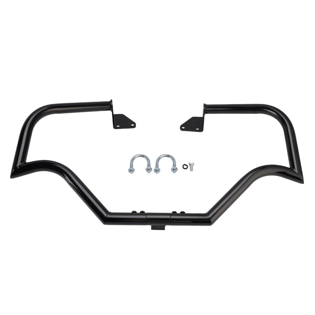 2006-2017 Super Glide FXD Engine Guard Crash Bar Frame Protector Bumper Black Generic