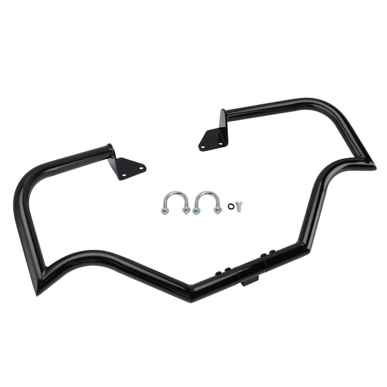 2006-2017 Fat Bob FXDF Engine Guard Crash Bar Frame Protector Bumper Black Generic