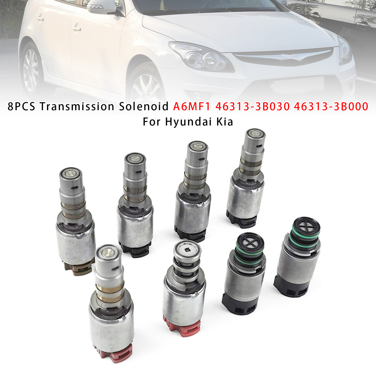 HYUNDAI 8PCS Transmission Solenoid A6MF1 46313-3B030 46313-3B000 Generic