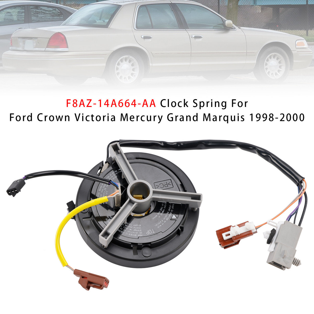 1998-2000 MERCURY GRAND MARQUIS Clock Spring F8AZ-14A664-AA Generic