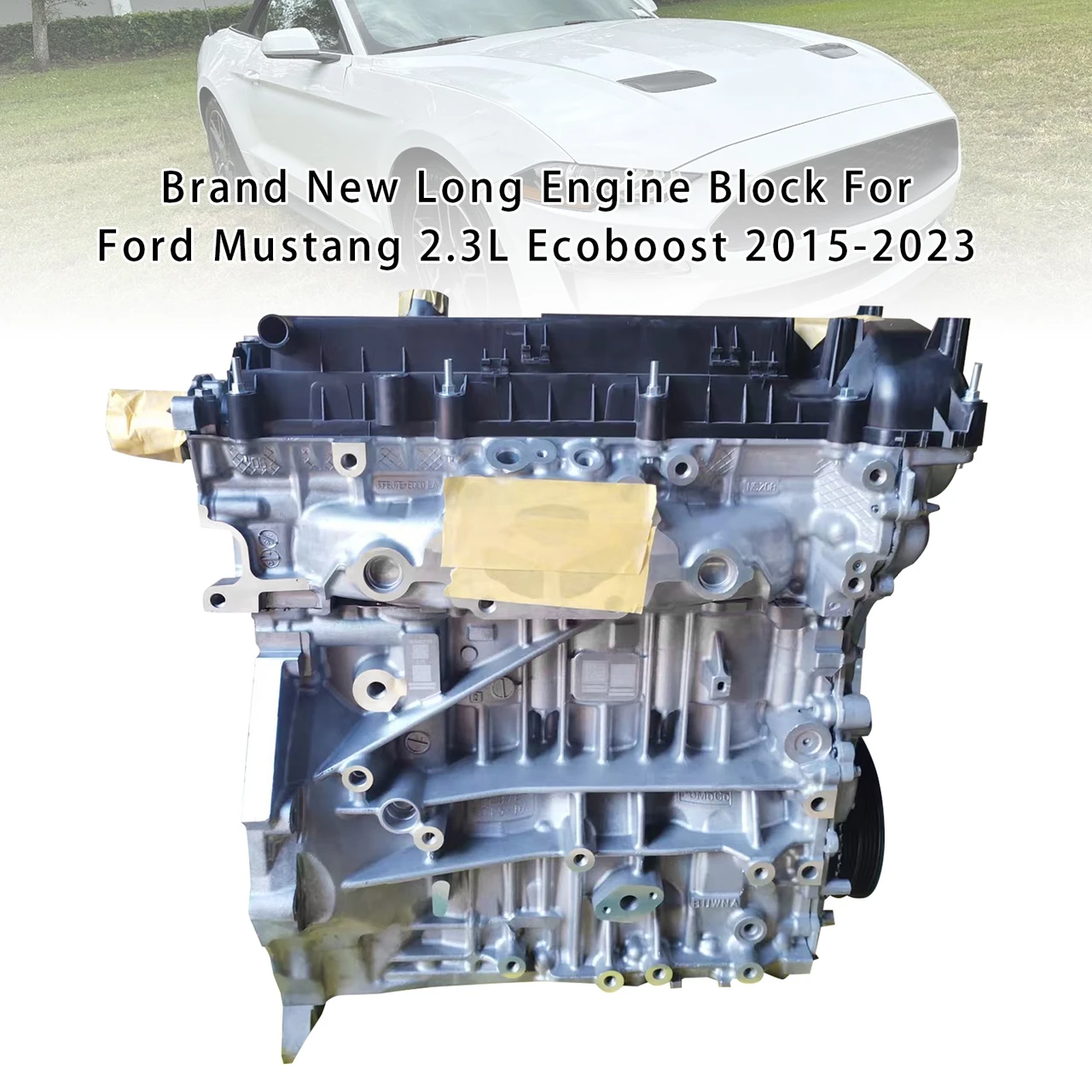 2015-2023 Ford Mustang 2.3L Ecoboost Brand New Long Engine Block Generic