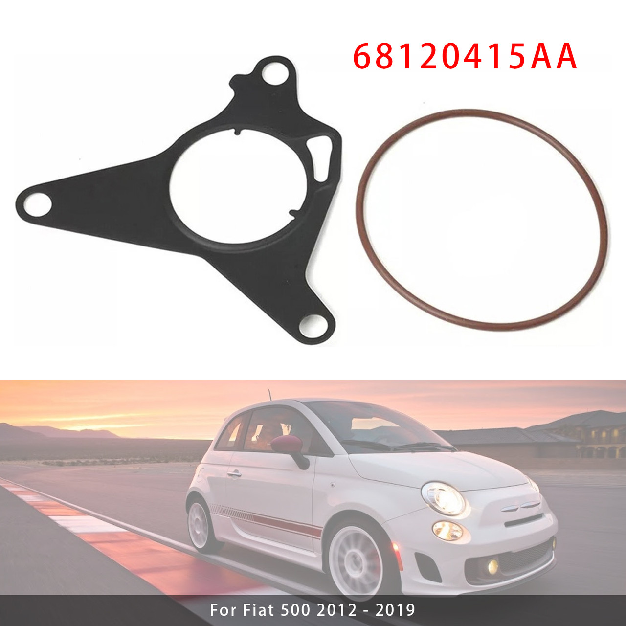 2012-2022 Fiat 500 500L 500X Vacuum Pump Seal Kit 68120415AA Generic