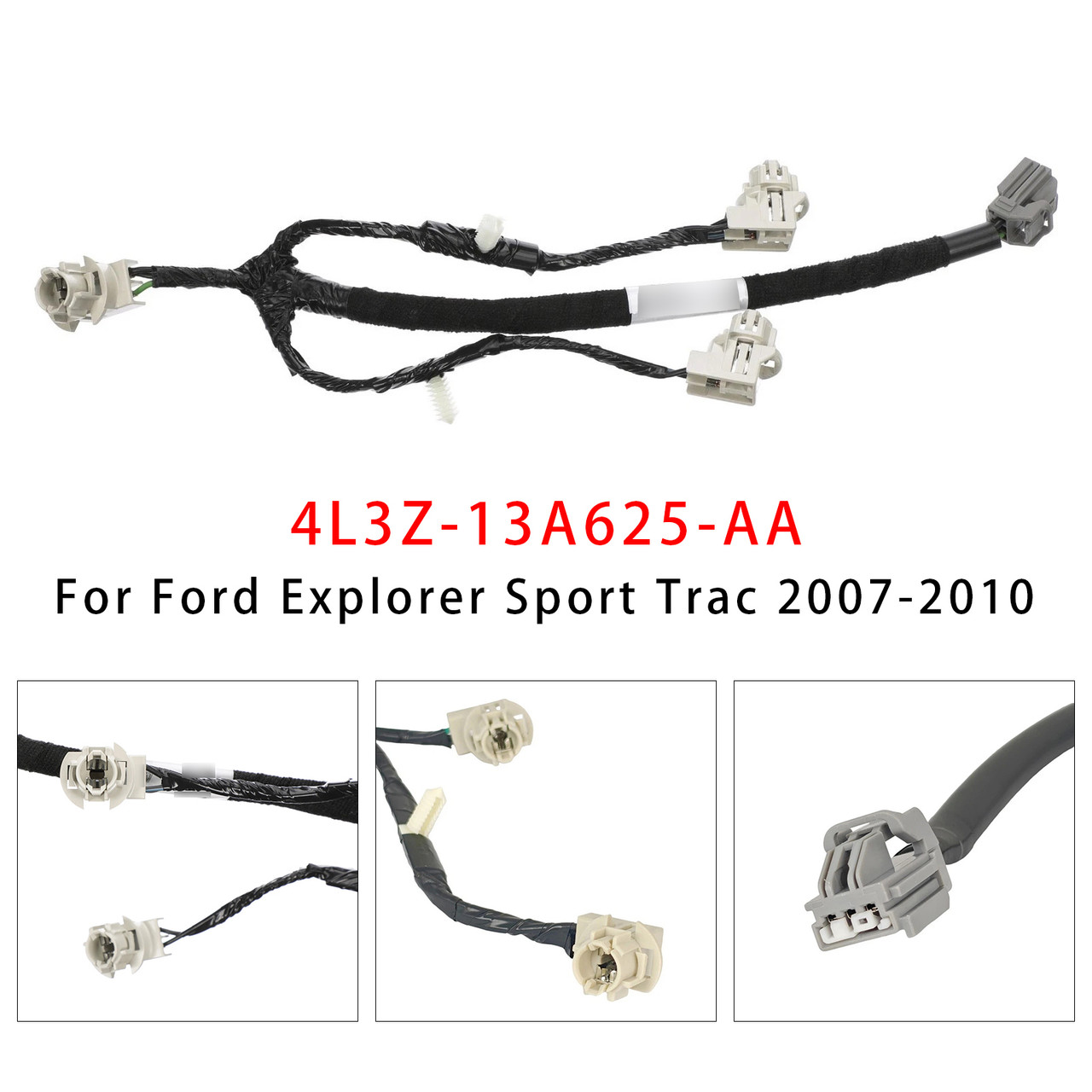 2004-2008 Ford F-150 2004-2008 3rd Third Brake Light Wire Harness 4L3Z-13A625-AA Generic