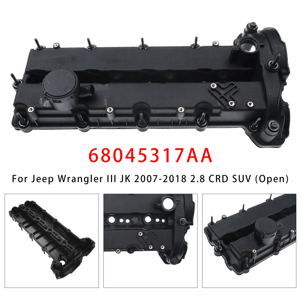 2008-2012 Jeep Liberty KK 2.8 CRD SUV Engine Valve Cover 68045317AA Generic