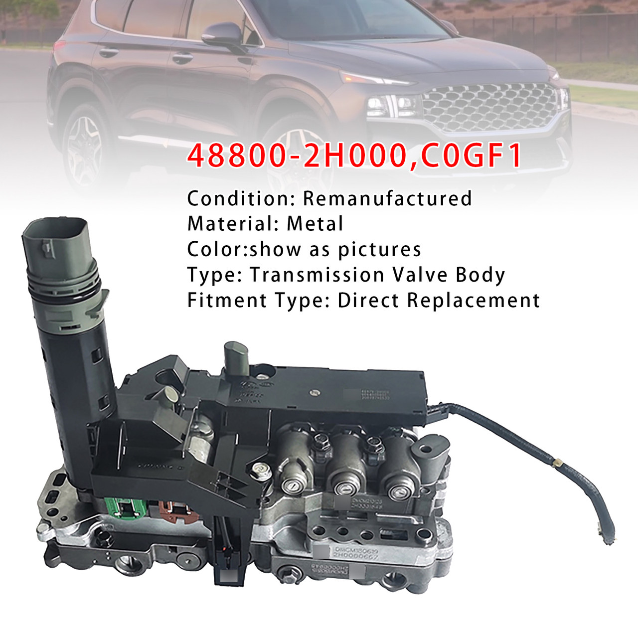 2019-onward Hyundai Transmission Valve Body with Plate 48800-2H000 C0GF1 Generic