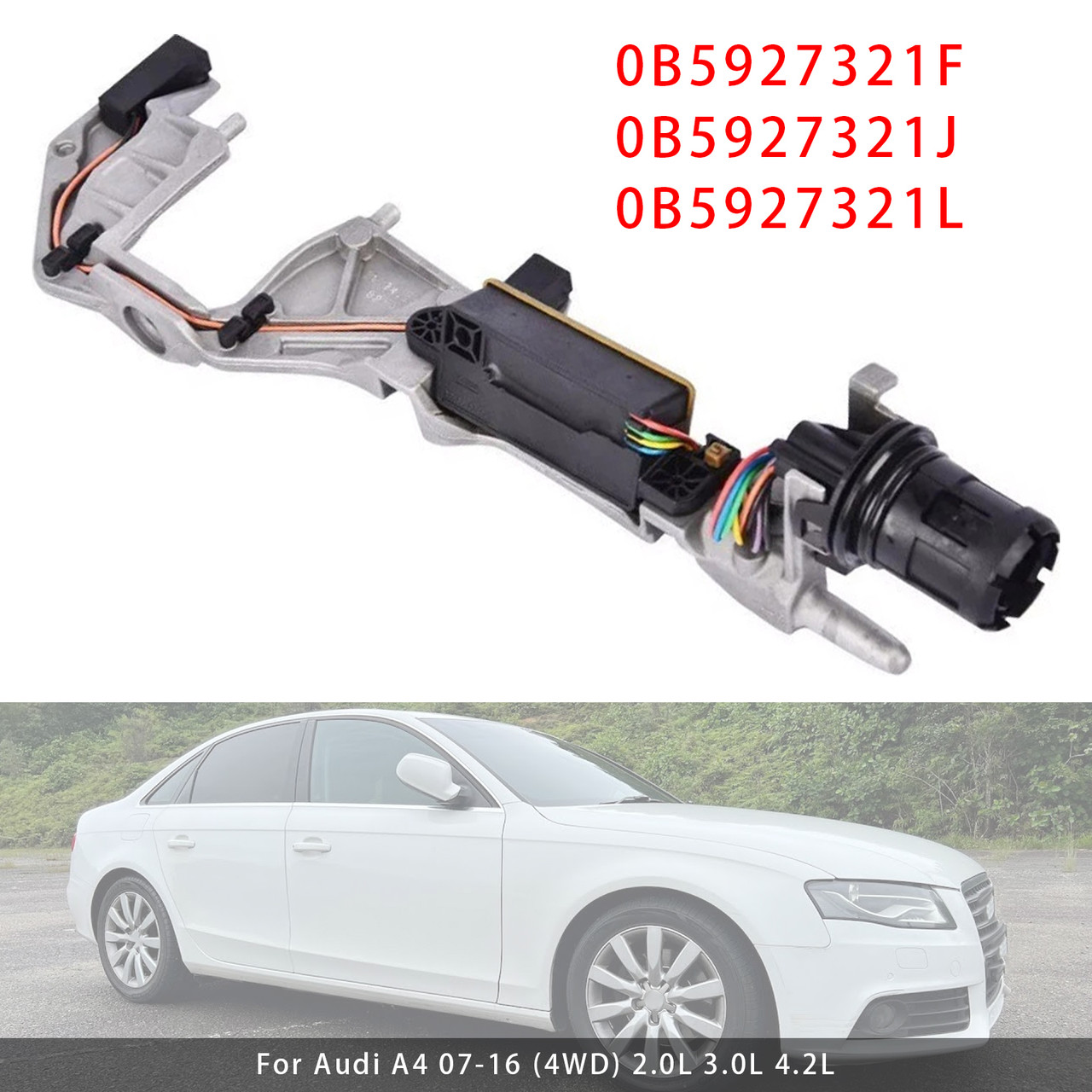 2007-2016 Audi A4 A5 A6 A7 Q5 Transmission Selector Lever Position Sensor 0B5927321H Generic