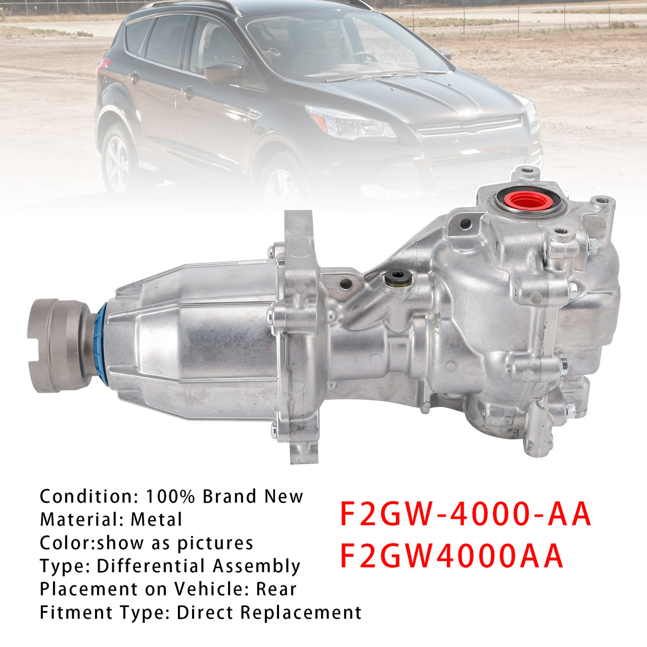 Ford MKX 3.7L V Rear Differential Carrier Assembly F2GW-4000-AA Generic