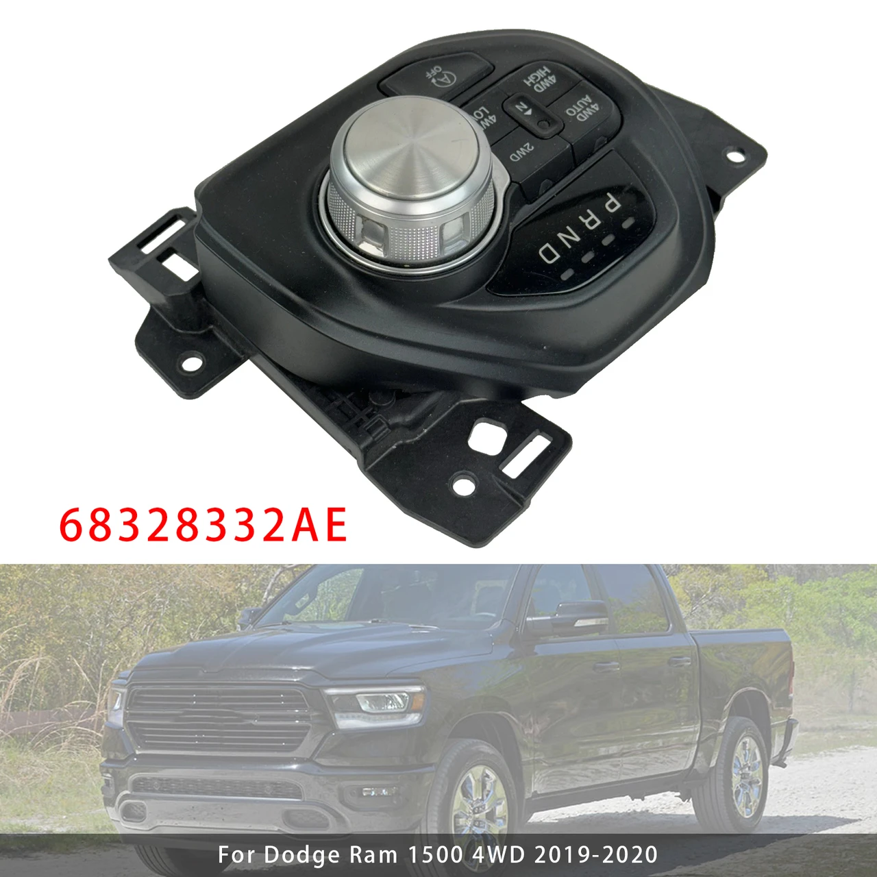 2019-2020 Dodge Ram 1500 4WD Transmission Gear Shifter Selector Switch 68328332AE Generic