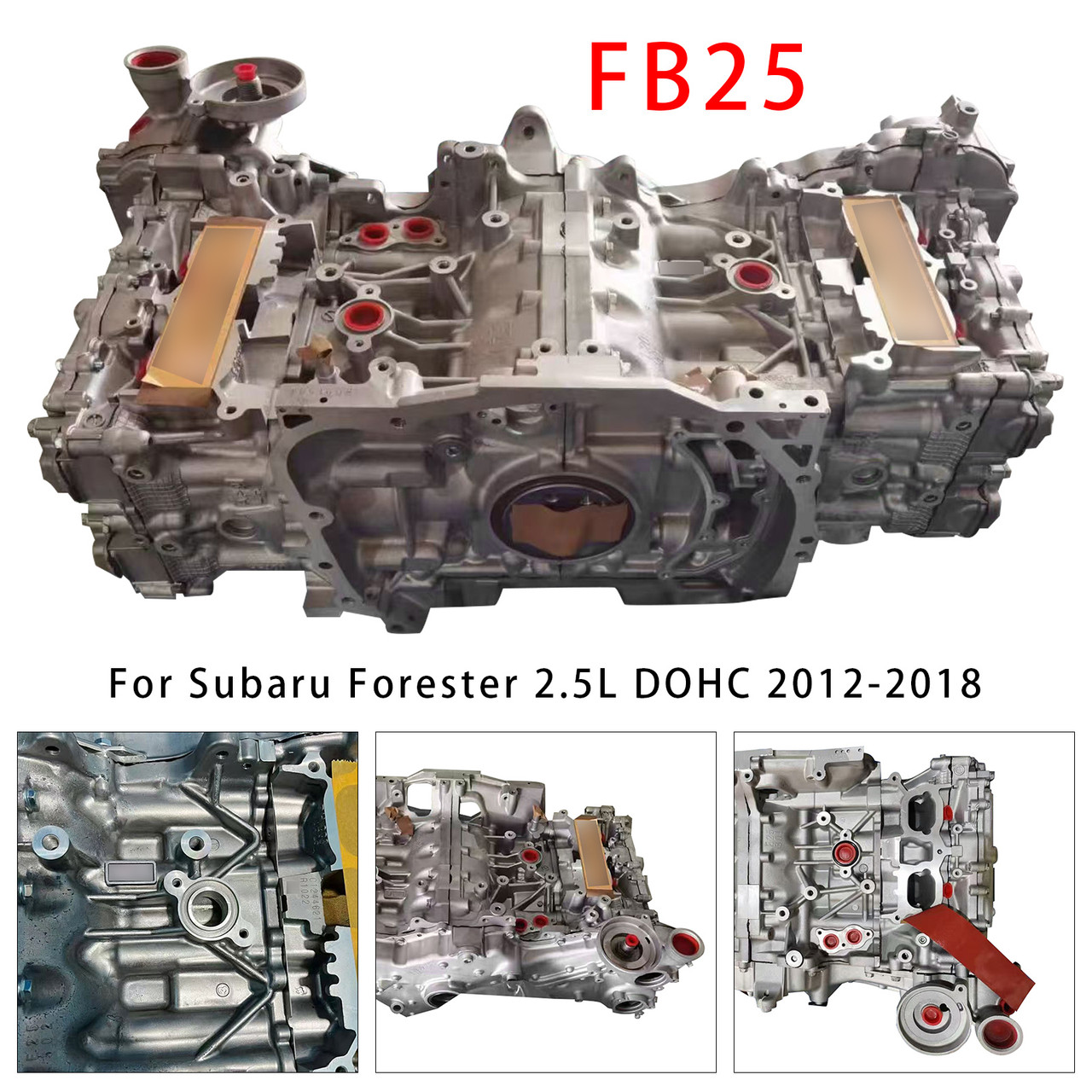 2012-2018 Subaru Forester 2.5L DOHC FB25 Engine Assembly Long Engine Block Generic