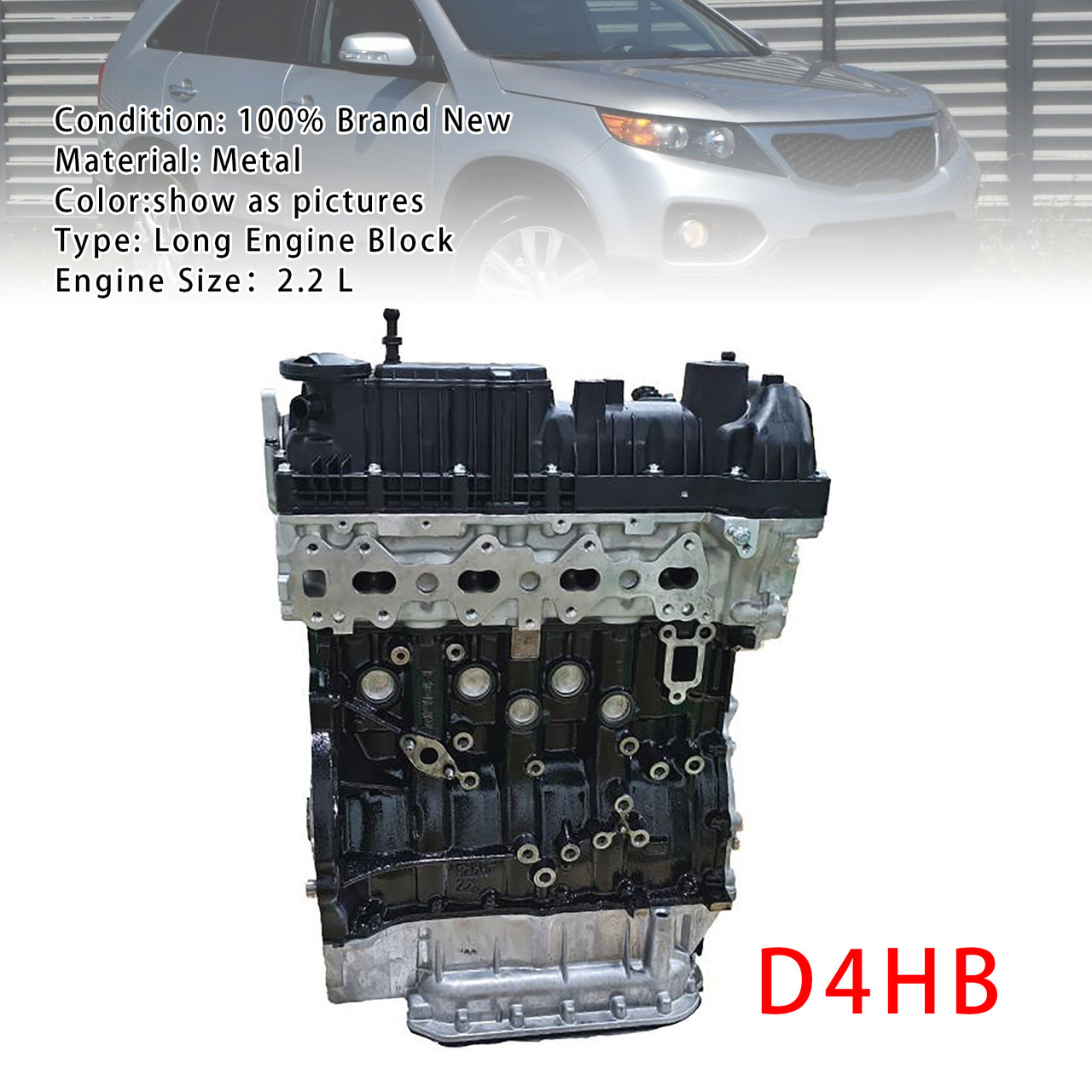 KIA SORENTO II SANTA FE II 2.2 CRDI Brand New D4HB Engine Assembly Generic