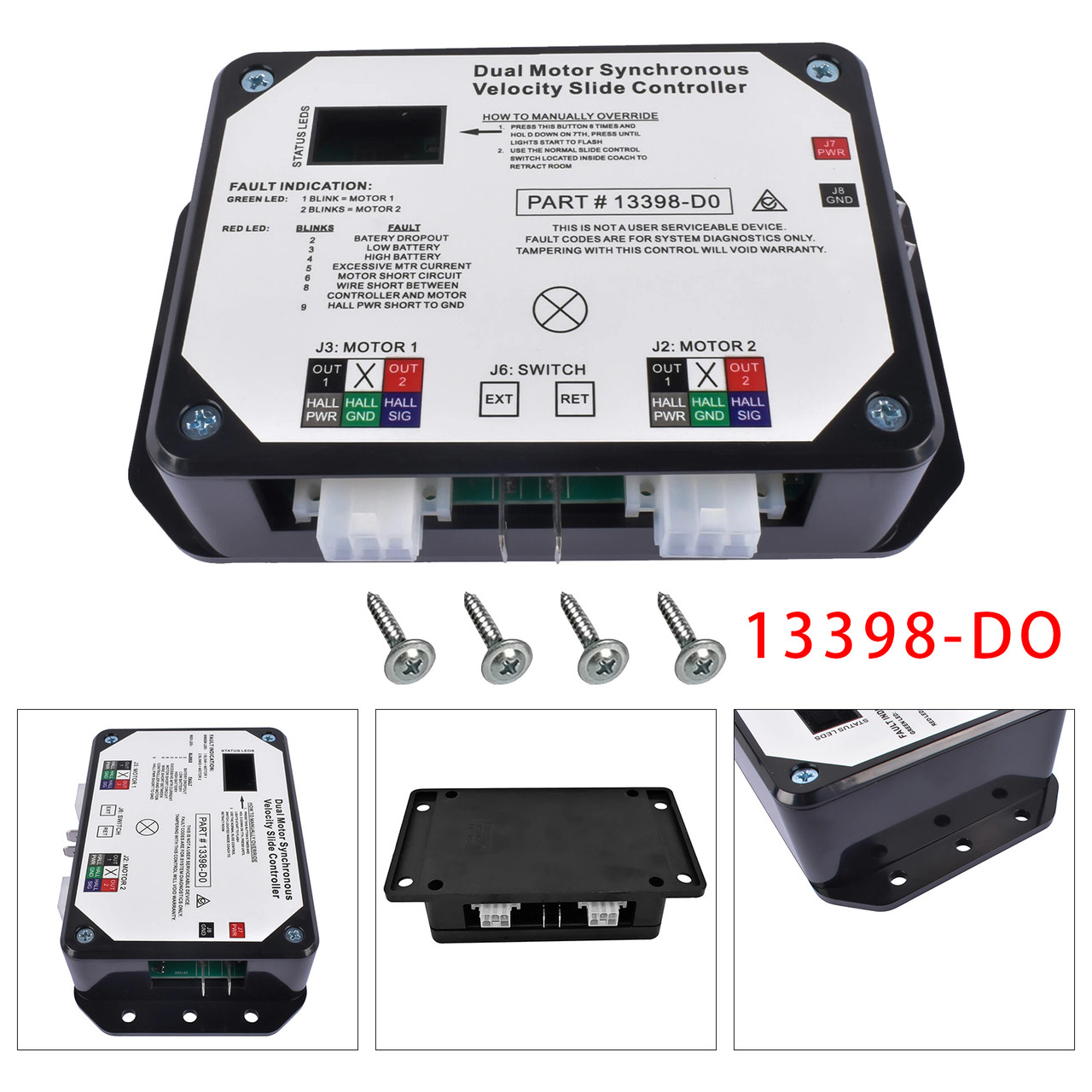 13398-D0 Dual Motor Synchronous Velocity Slide Controller For Lippert V-Sync II