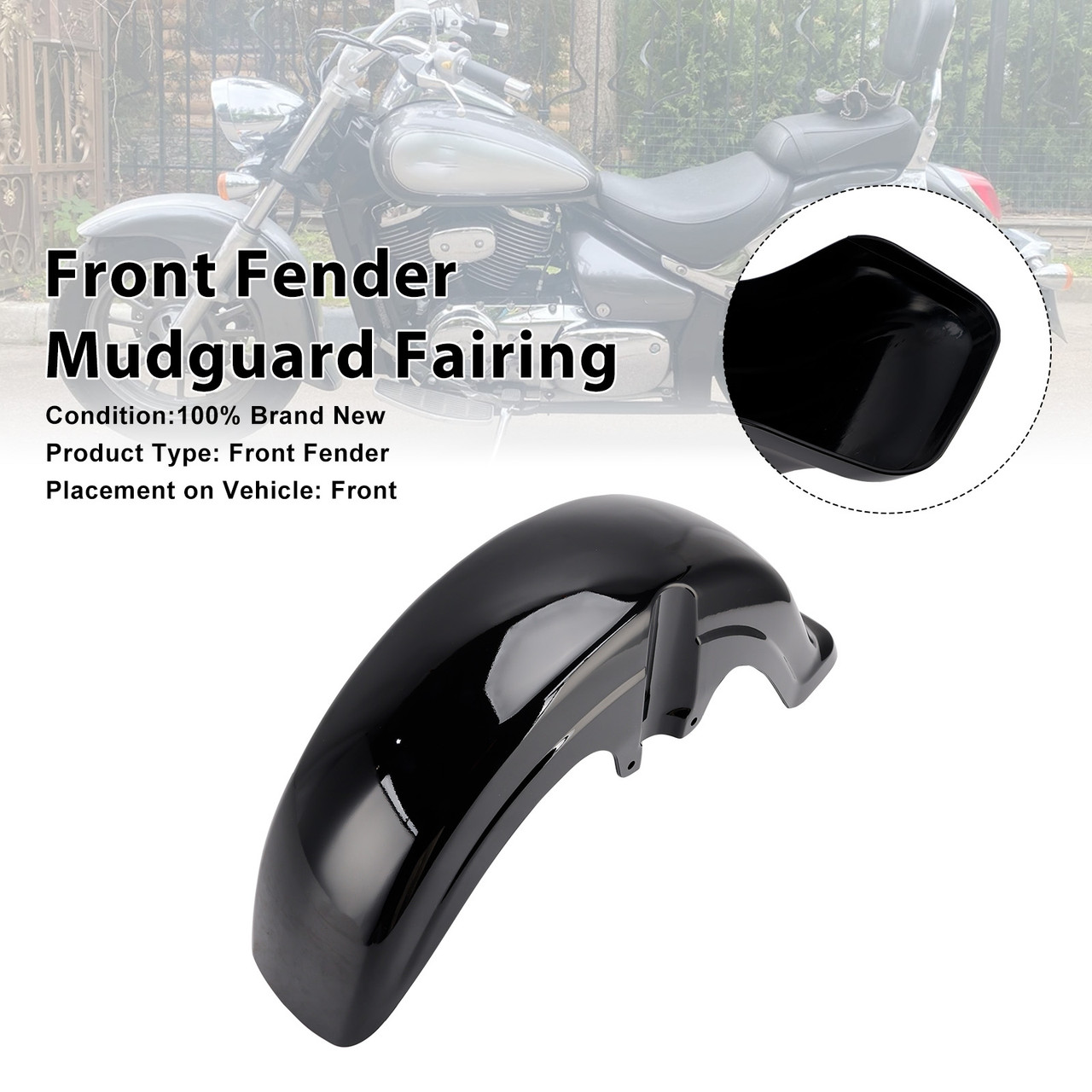 2001-2017 Suzuki Boulevard C50 Front Fender Mudguard Fairing Generic