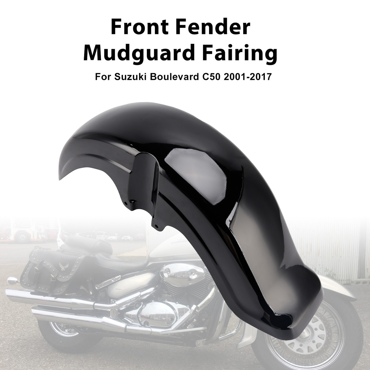 2001-2017 Suzuki Intruder Volusia VL400 VL800 Front Fender Mudguard Fairing Generic