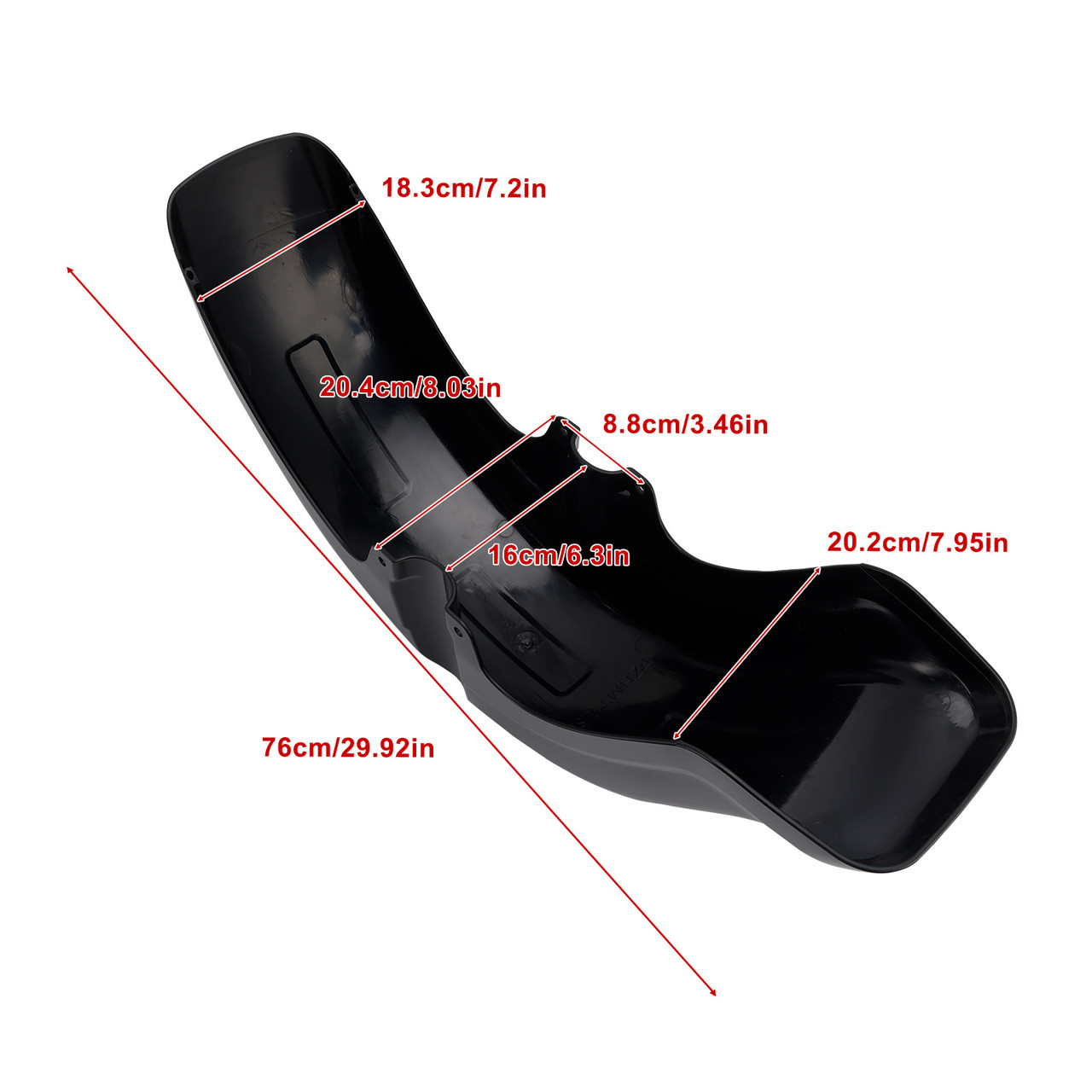 2001-2017 Suzuki Intruder Volusia VL400 VL800 Front Fender Mudguard Fairing Generic