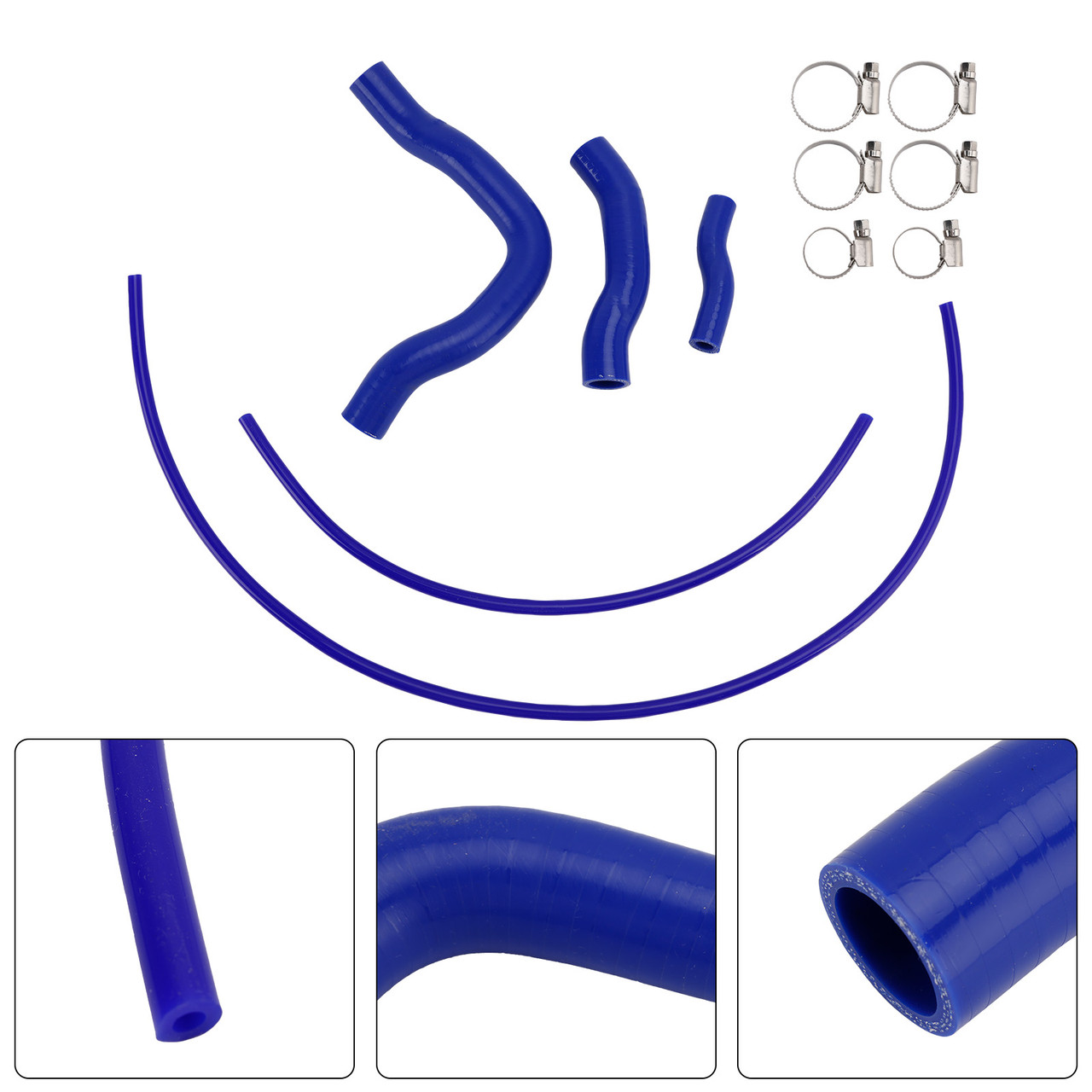 2023-2025 Honda CB750 Hornet Silicone Radiator coolant Hose kit Blue Generic