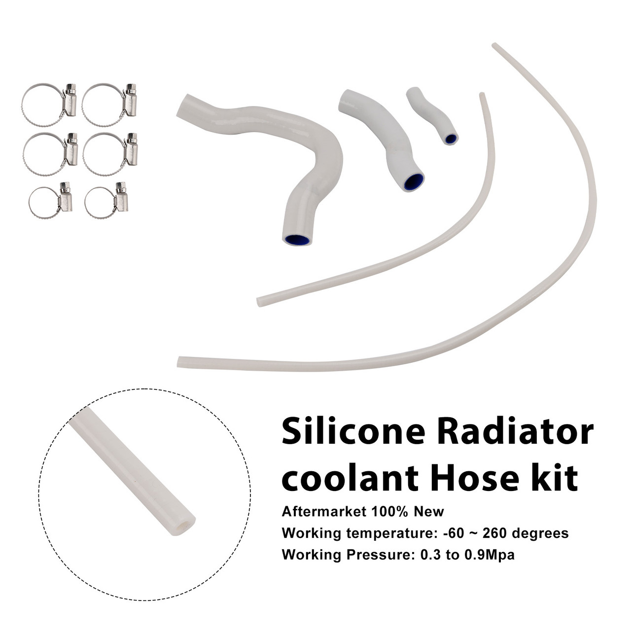2023-2025 Honda XL750 Transalp Silicone Radiator coolant Hose kit White Generic