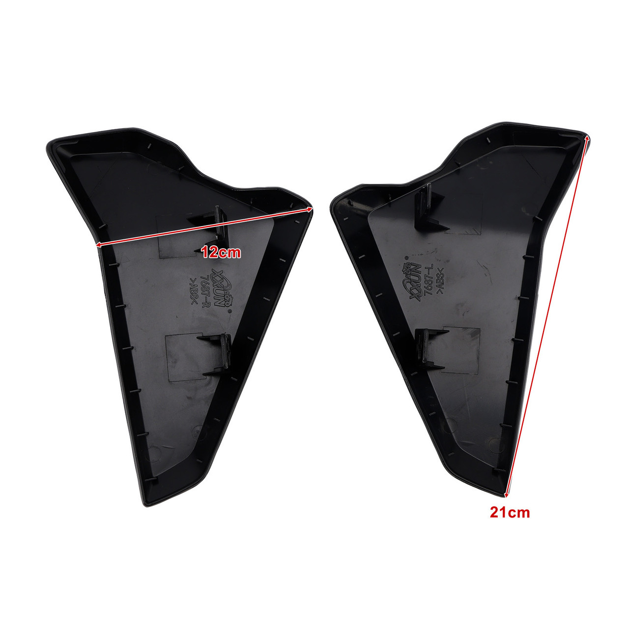 2023-2025 Triumph Street Triple 765 R/RS Radiator Cover Panel Black Generic