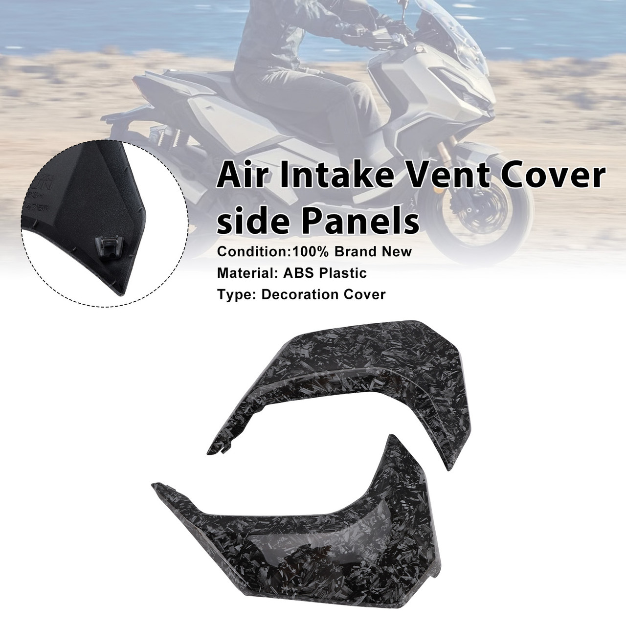 2022-2025 Honda ADV350 Air Intake Vent Cover side Panels Forge Generic