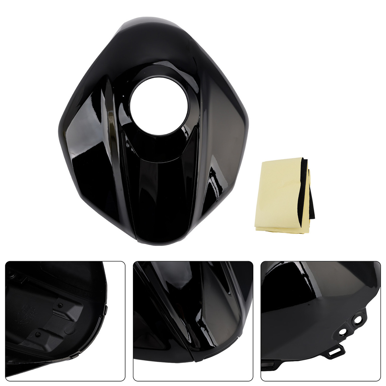 2023-2025 Triumph Street Triple 765 R/RS Gas Tank Cover Fairing Cowl Black Generic