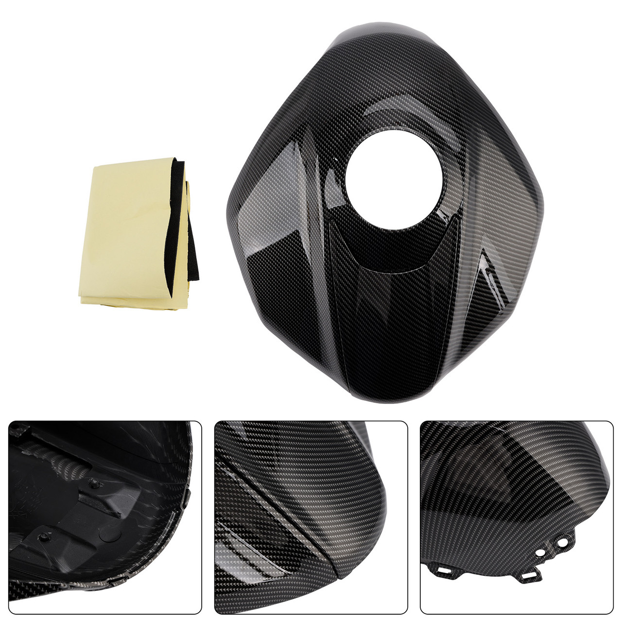 2023-2025 Triumph Street Triple 765 R/RS Gas Tank Cover Fairing Cowl Carbon like Generic