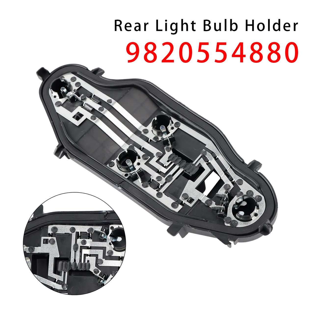 2019-2024 Citroen Berlingo Right Rear Light Bulb Holder 9820554880 Generic
