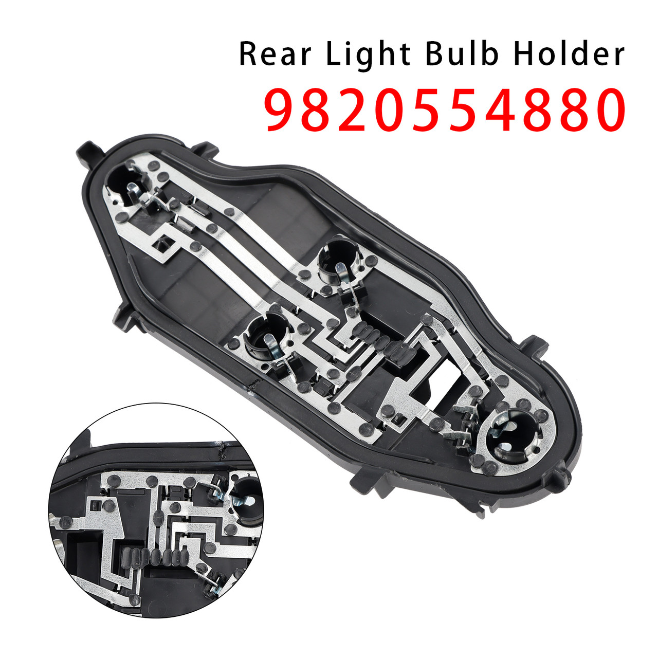 2019-2024 Vauxhall Combo Right Rear Light Bulb Holder 9820554880 Generic
