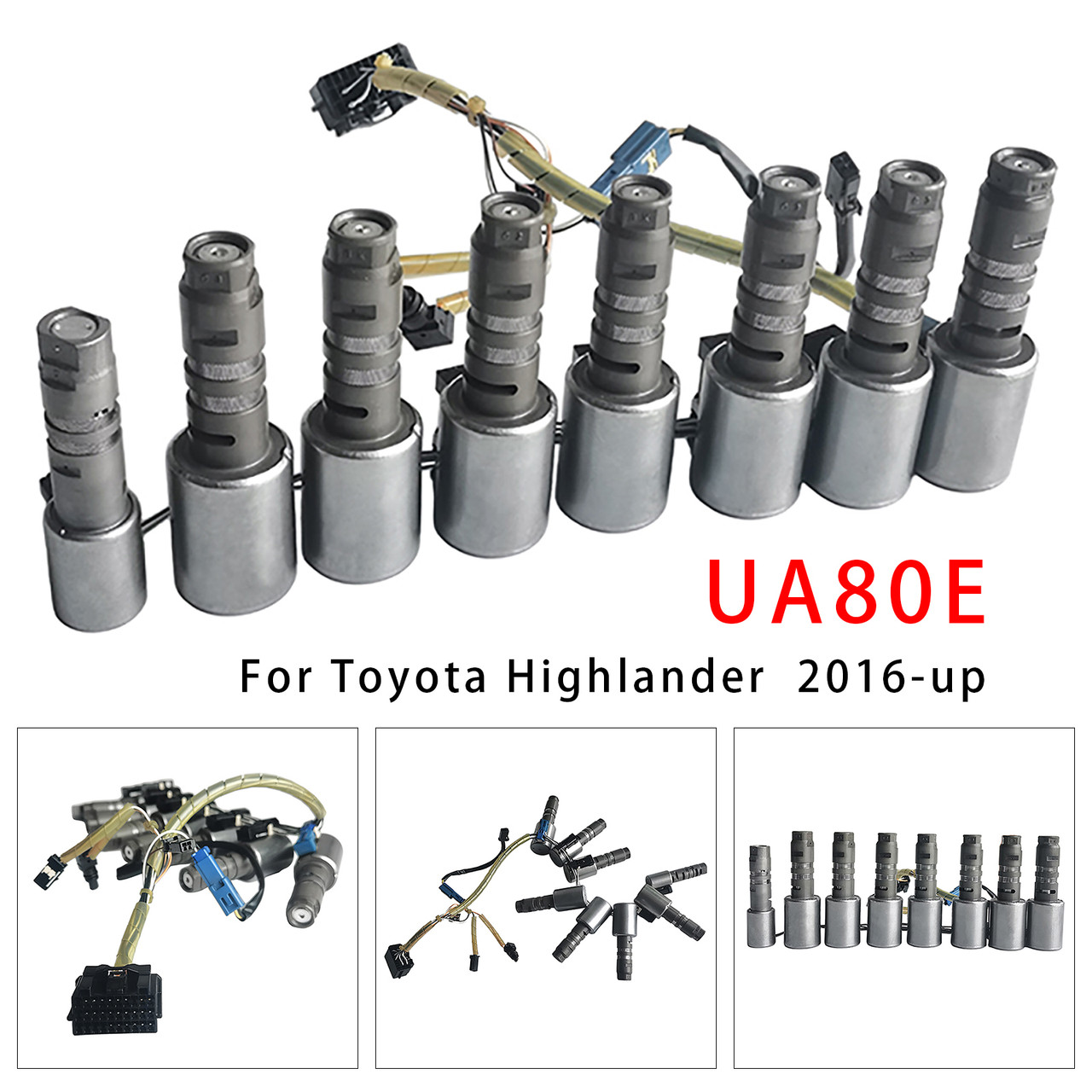 2016-up Toyota Sienna 9PCS UA80E Auto Transmission Solenoids Generic