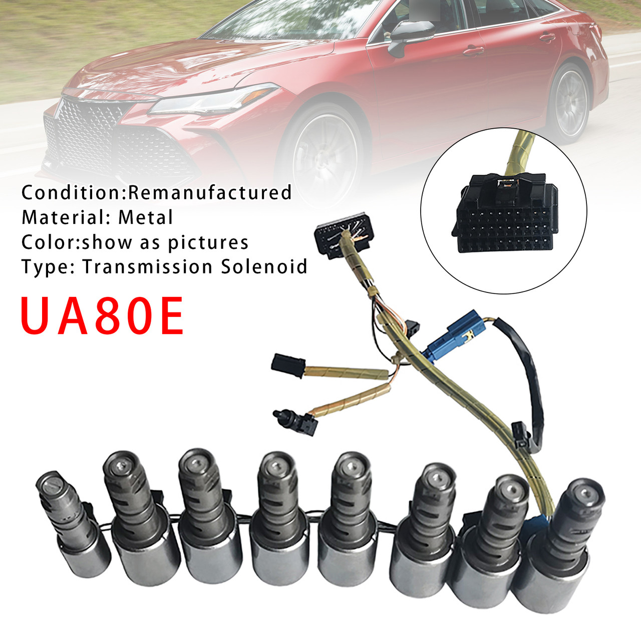 2016-up Toyota Avalon 9PCS UA80E Auto Transmission Solenoids Generic