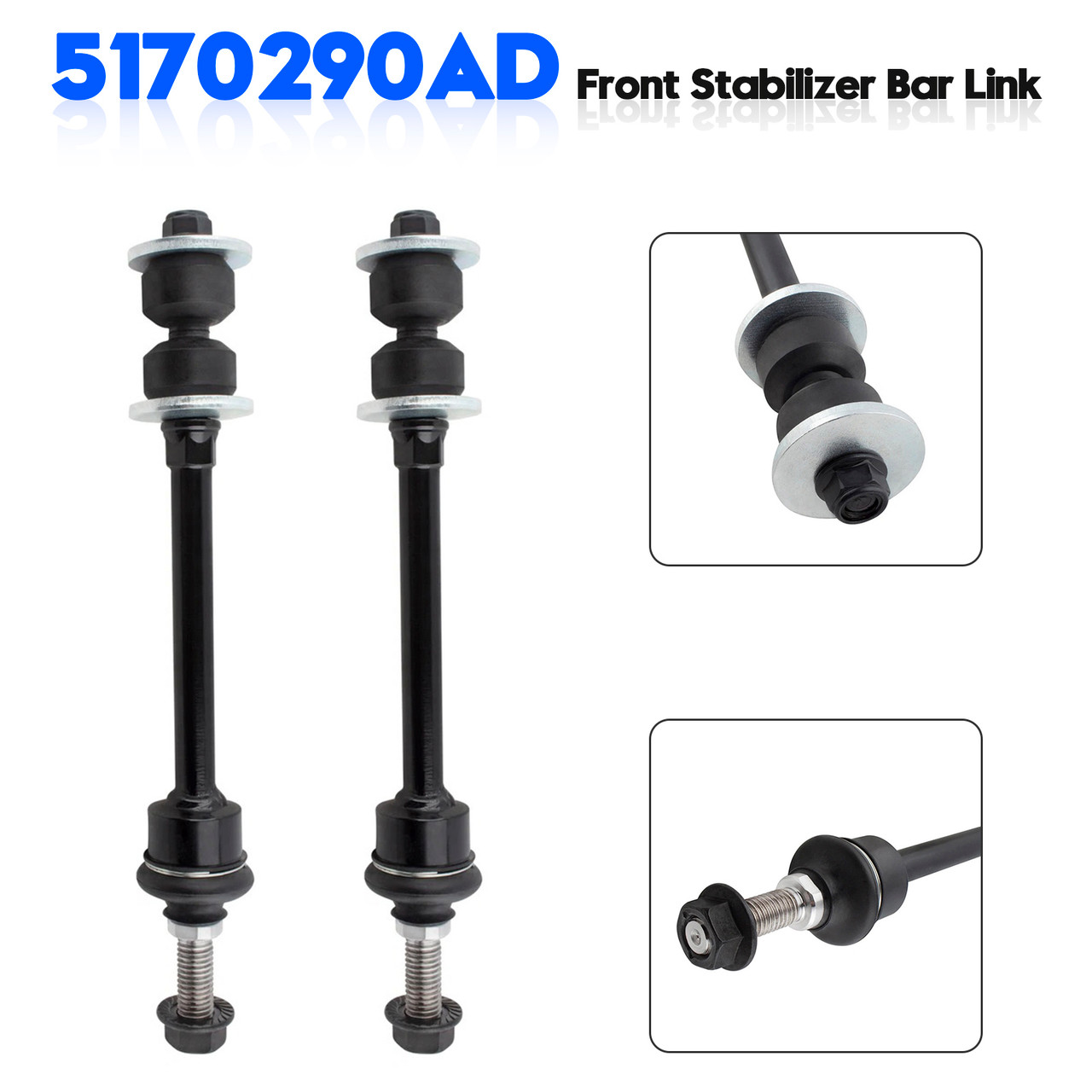 2006-2010 DODGE RAM 1500 2PCS Front Stabilizer Bar Link K80894 Generic