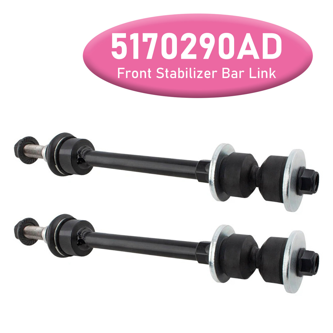 2011-2022 RAM 1500 2PCS Front Stabilizer Bar Link K80894 Generic