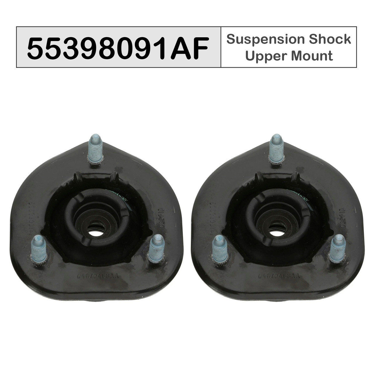 2006-2024 Ram 1500 2PCS Suspension Shock Upper Mount 55398091AF 55398091AE Generic
