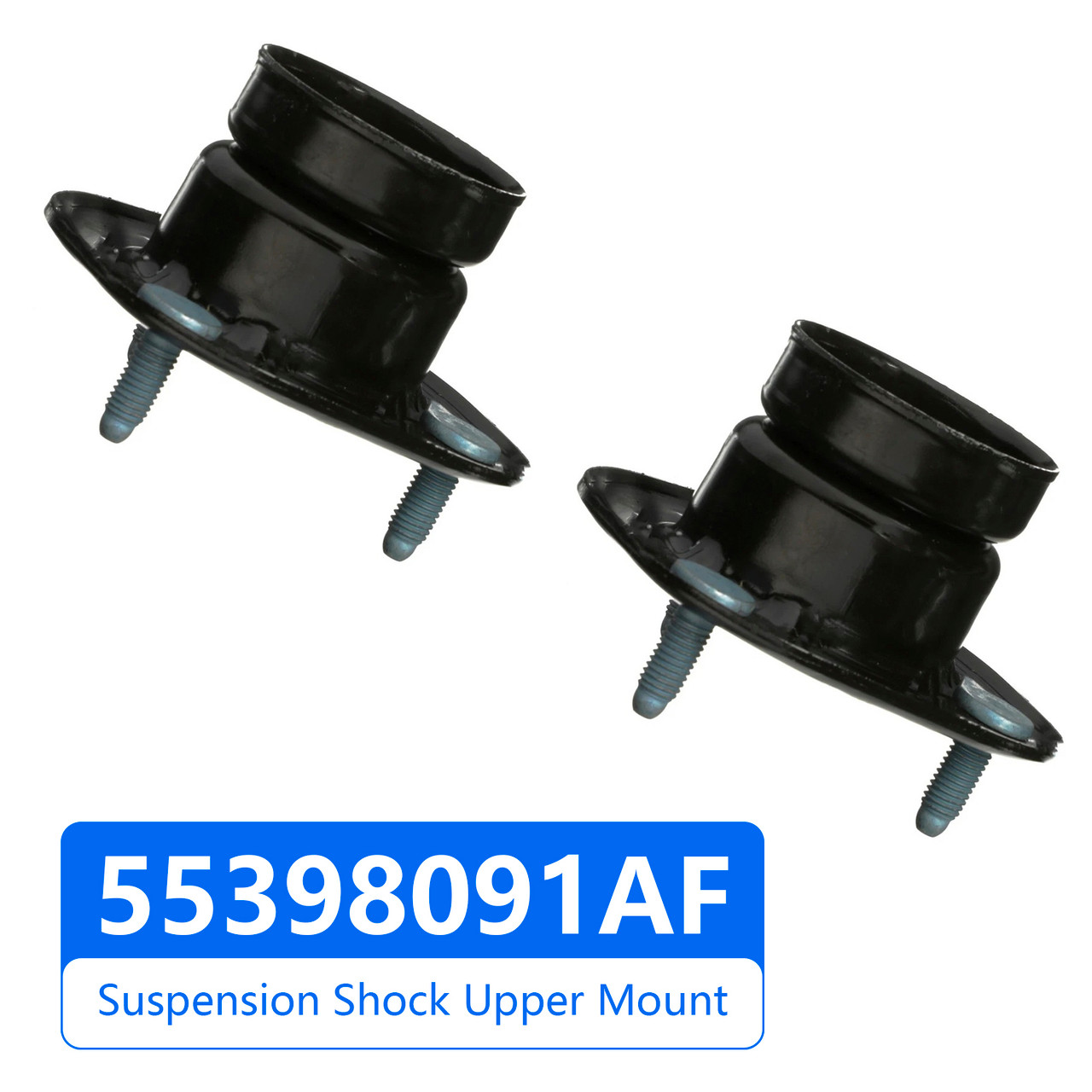 2006-2024 Ram 1500 2PCS Suspension Shock Upper Mount 55398091AF 55398091AE Generic