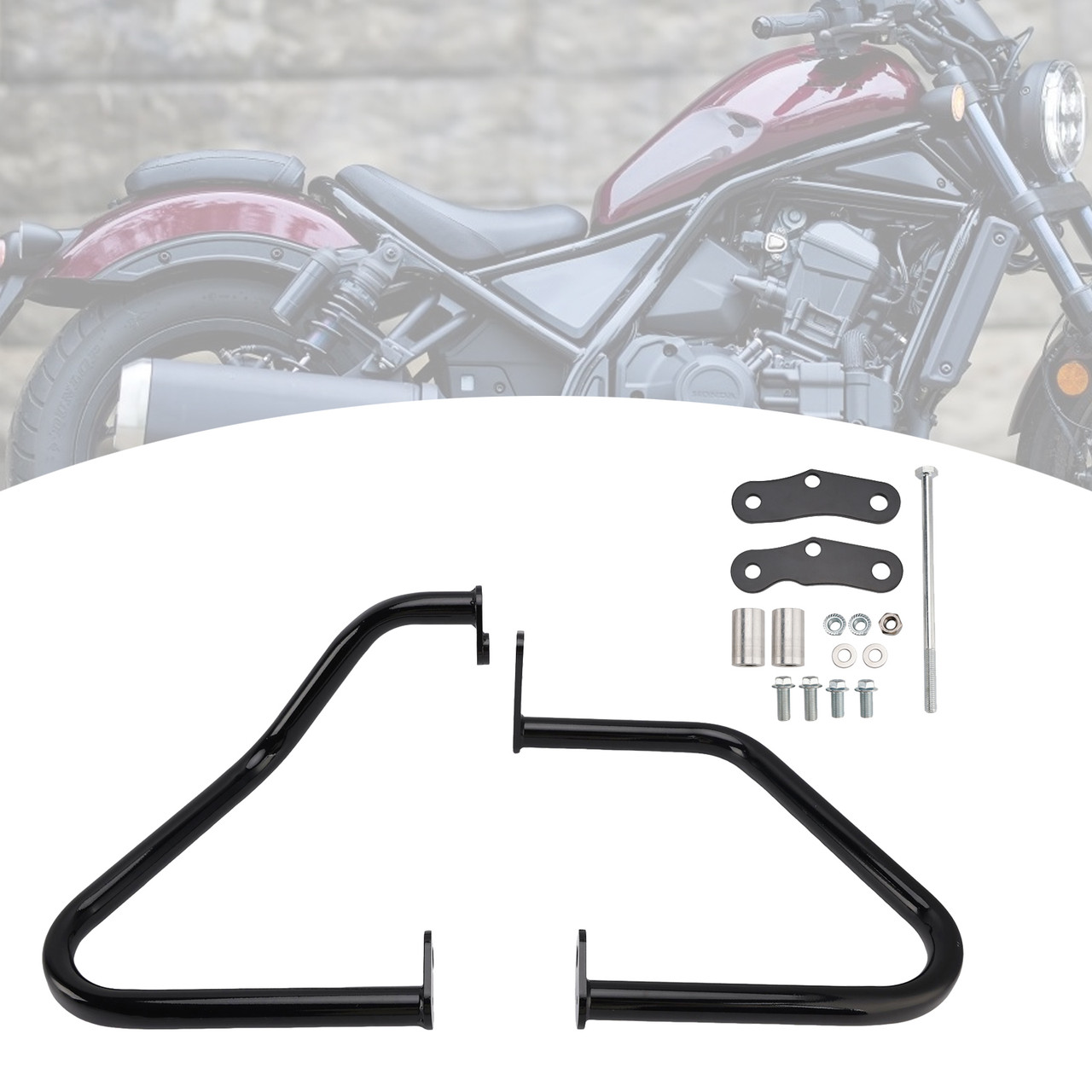 2021-2025 Honda Rebel 1100 Engine Guard Crash Bar Frame Protector Bumper Generic