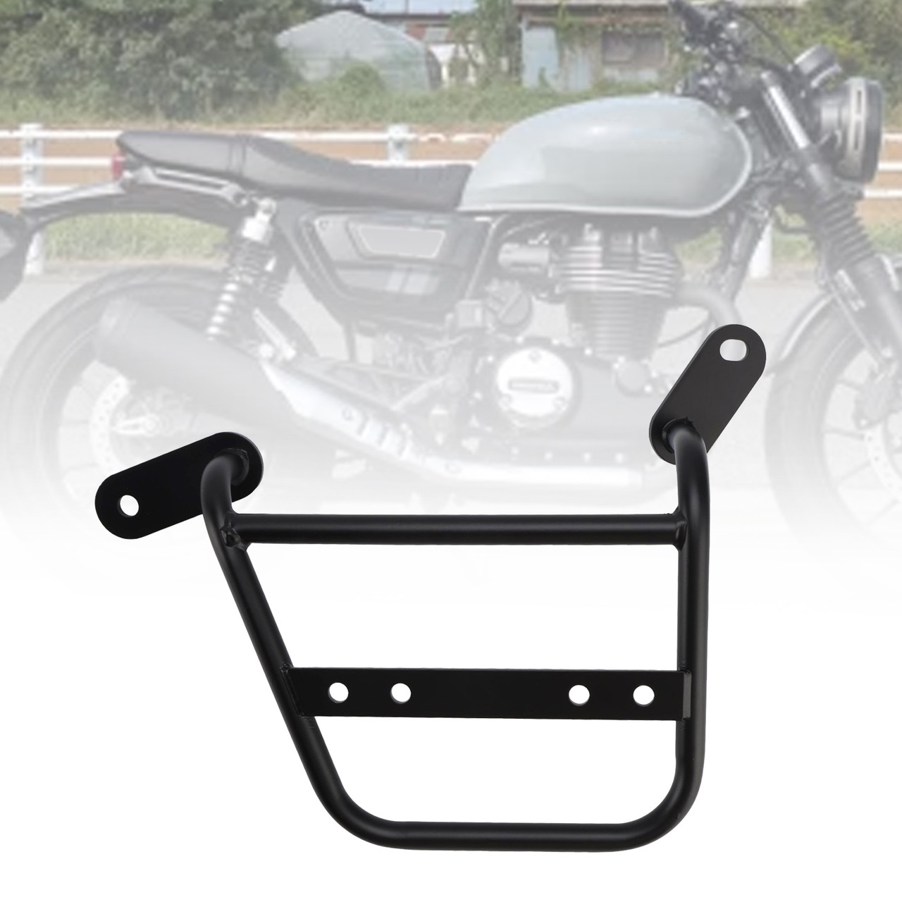 2022-2025 HONDA GB350S GB350RS Left Luggage Rack Side Saddle Bag Mount Bracket Black Generic