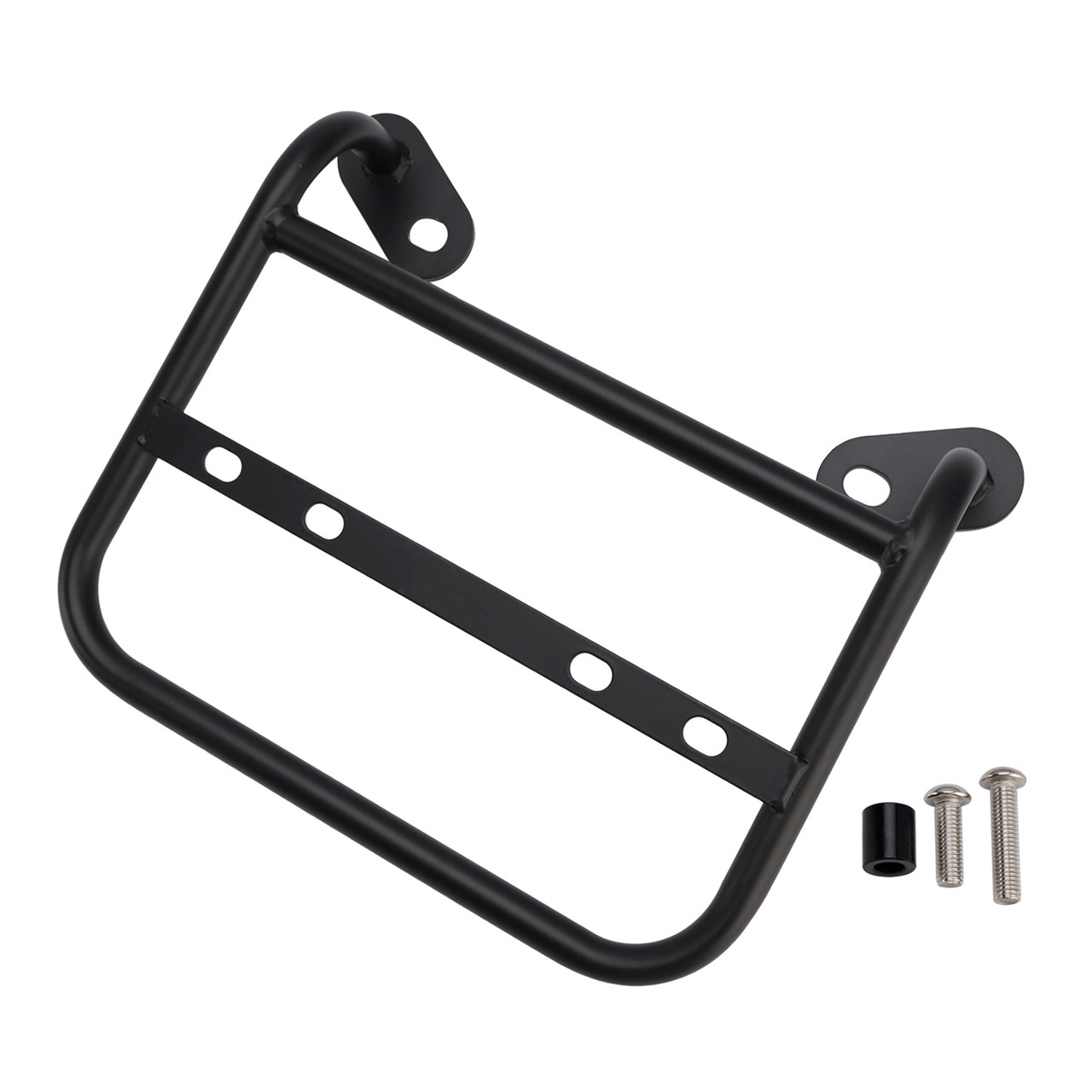 2024-2025 BMW R12 Right Luggage Rack Side Saddle Bag Mount Bracket Black Steel Black Generic