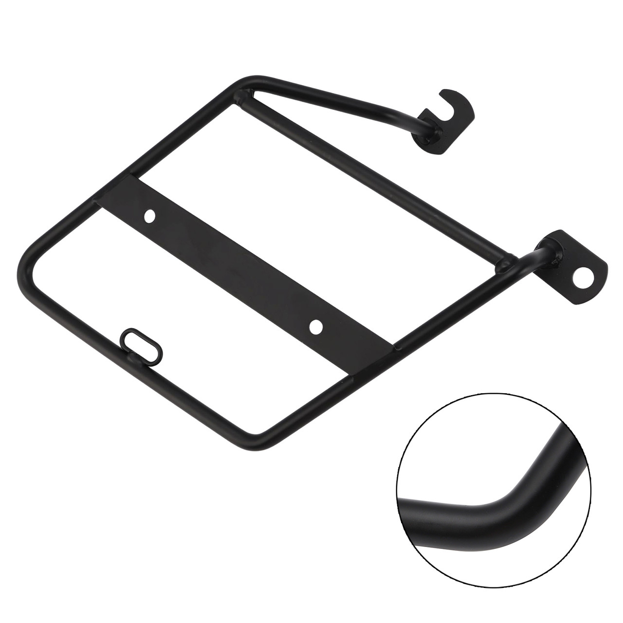 1999-2025 KAWASAKI W800 W650 W400 Right Luggage Rack Side Saddle Bag Mount Bracket Black Generic